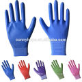 Sunnyhope 13G guantes de trabajo recubiertos de nitrilo de colores baratos